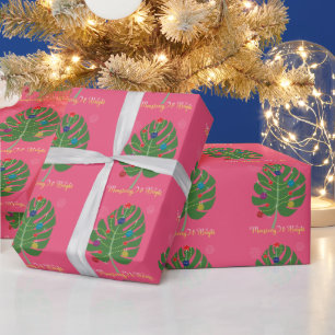 Papel De Presente Monstera Leaf Monsterry & Bright Plant Lover