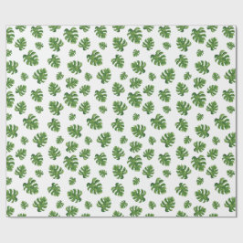 Papel De Presente Monstera Leaf Wrapping Paper