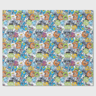 Papel De Presente Monsters in the Box TR