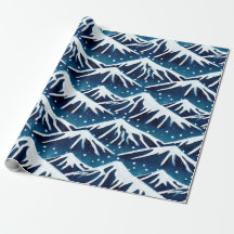 Montanhas Azuis de Neve Retroativa