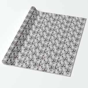 Papel De Presente Montanhas de lama cactus, padrão perfeito.