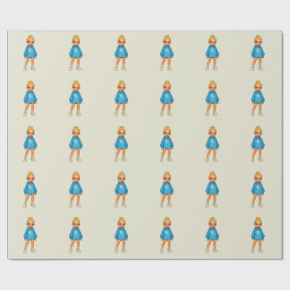 Papel De Presente Moon Hoodie Fashion Doll Wrapping Paper