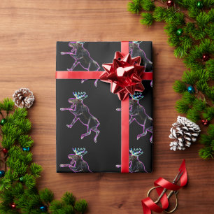 Papel De Presente Moose Elétrica