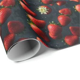 Papel De Presente Morango