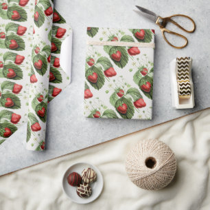 Papel De Presente Morango de vinagre