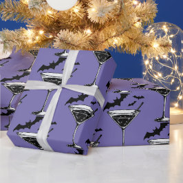 Papel De Presente Morcegos Martini