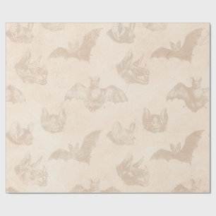 Papel De Presente Morcegos Vampiros de Marfim