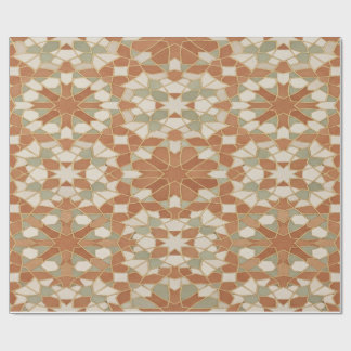 Papel De Presente Moroccan Mosaic Star Gift Wrap
