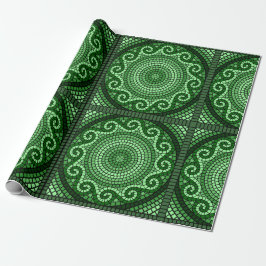Papel De Presente Mosaico