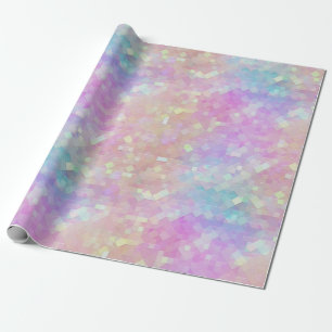 Papel De Presente mosaico holo sparkle: