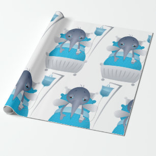 Papel De Presente Mosquito doente