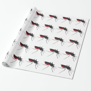 Papel De Presente Mosquito sangrento