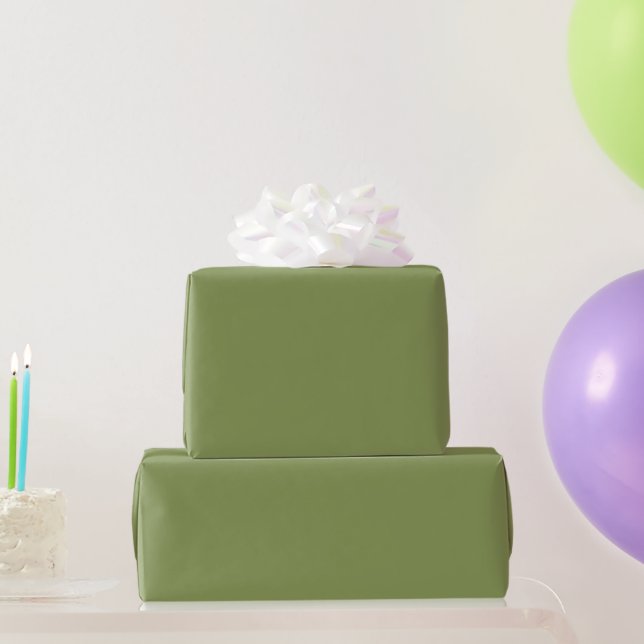 Papel De Presente Moss Green Wrappaper (Presentes para festas)