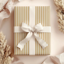 Mostarda/rosa claro/bege Listrado Elegante 