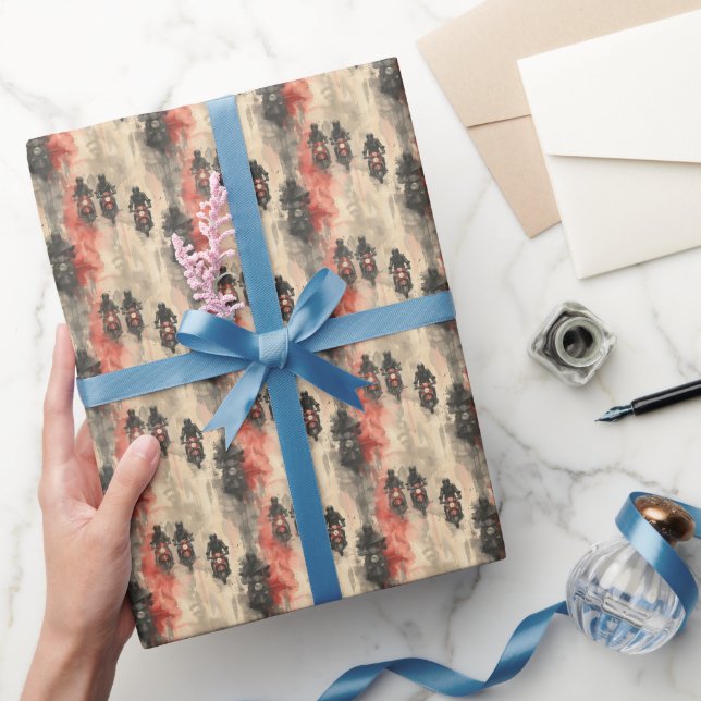 Papel De Presente Motociclos, motociclos, corridas, motocicletas (Presentear)