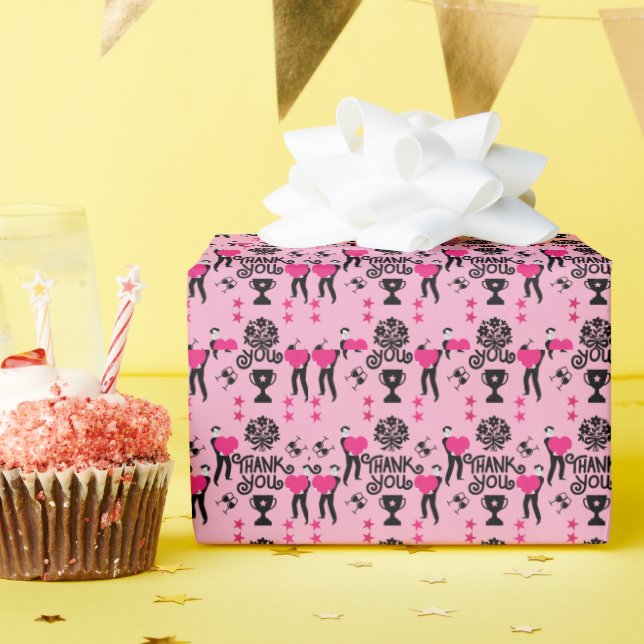 Papel De Presente Muito Obrigado (Festa de aniversário)
