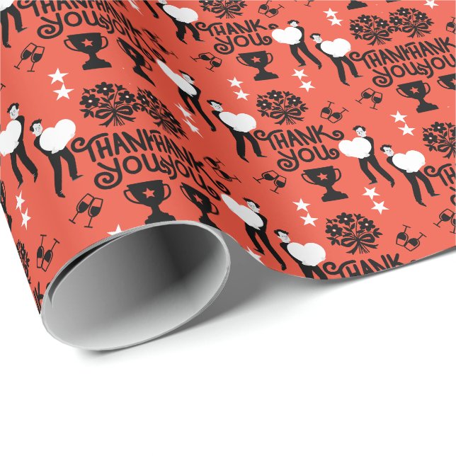 Papel De Presente Muito Obrigado (Ponta do rolo)