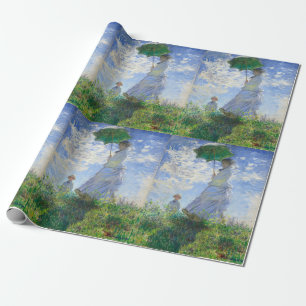 Papel De Presente Mulher com Parasol, Madame Monet e seu filho