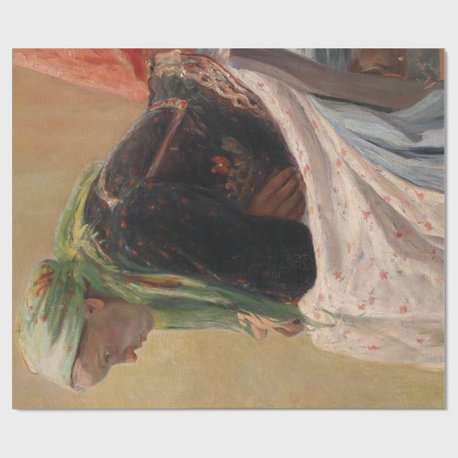 Papel De Presente Mulher em Profundo Pensamento (por Oleksa Novakivs (Aberto)