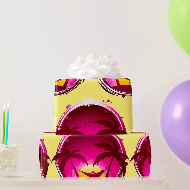 Papel De Presente Mulher Em Um Hammock (Criador carregado)