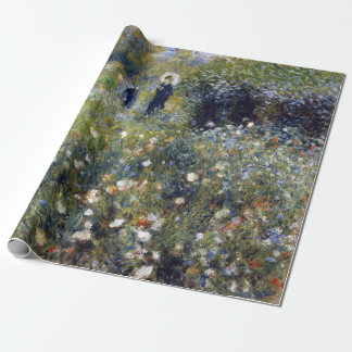 Papel De Presente Mulher Pierre-Auguste Renoir com Parasol