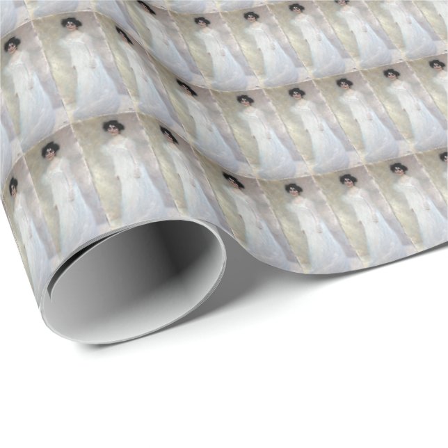 Papel De Presente Mulher Vitoriana de White Gustave Klimt (Ponta do rolo)