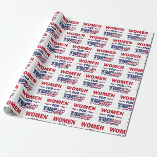 Papel De Presente Mulheres por Trump - Trump 2020