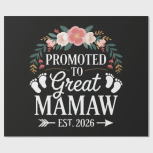 Papel De Presente Mulheres Promovidas a Grande Mamãe