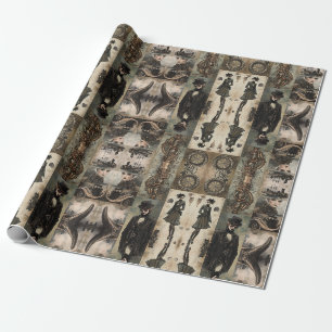 Papel De Presente Mulheres Steampunk