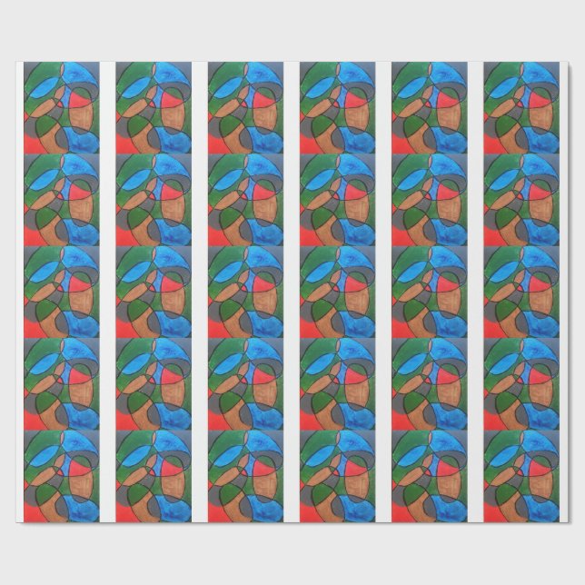Papel De Presente Multi Cor (Aberto)