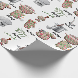 Papel De Presente Multi-Ocasião Cookware Personalizado