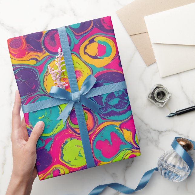 Papel De Presente Multicolor (Presentear)