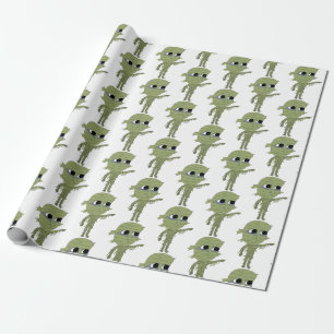 Papel De Presente múmia chibi