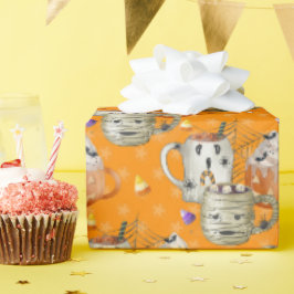 Papel De Presente Mummy Mug Halloween