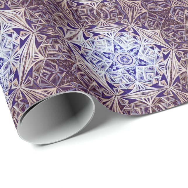 Papel De Presente Mundo de Cristal (Ponta do rolo)