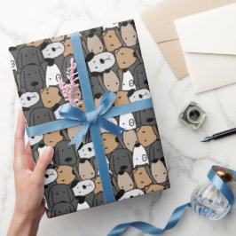 Papel De Presente Mundo Fantástico dos Cães