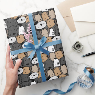 Papel De Presente Mundo Fantástico dos Cães