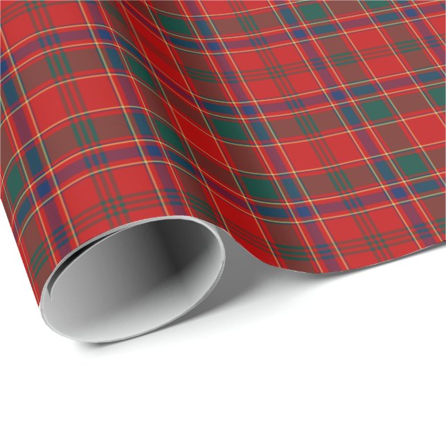Papel De Presente Munro Clan Tartan (Ponta do rolo)
