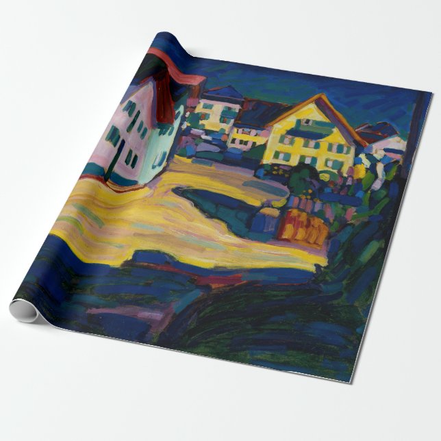 Papel De Presente Murnau Burggrabenstrasse 1 - Wassily Kandinsky (Desenrolado)