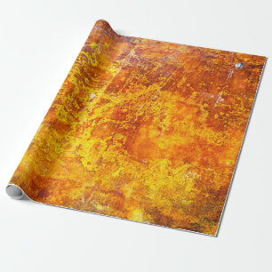 Papel De Presente muro de betão de abstrato laranja de fundo, 