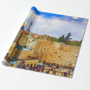 Papel De Presente Muro Ocidental em Jerusalém (Muro de Tristeza)