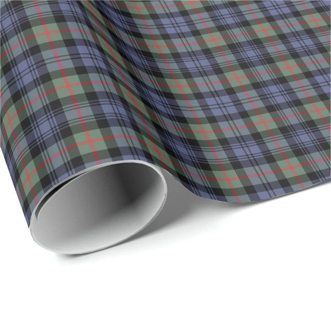 Papel De Presente Murray Clan Tartan (Ponta do rolo)