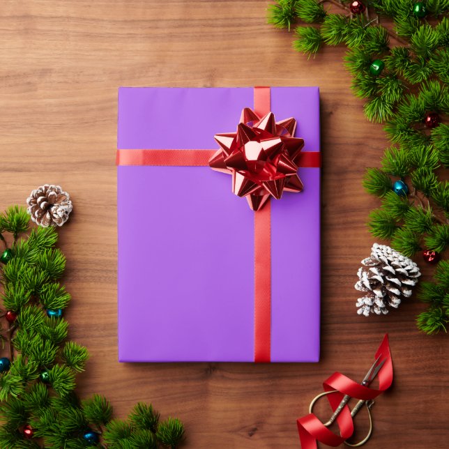 Papel De Presente Murugi Momentos Mystic Plum Glossy (Presente de Natal)