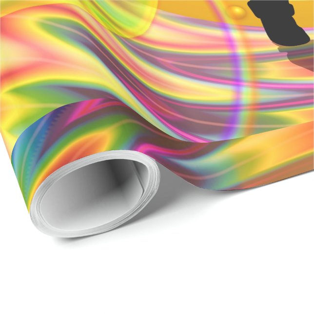 Papel De Presente Music 32 Wrapping Paper (Ponta do rolo)