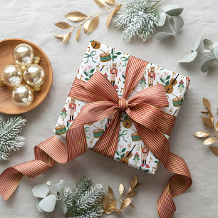 Papel De Presente Música de Fita de Natal do Moderno Nutcracker