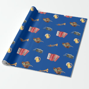Papel De Presente Música do Oktoberfest