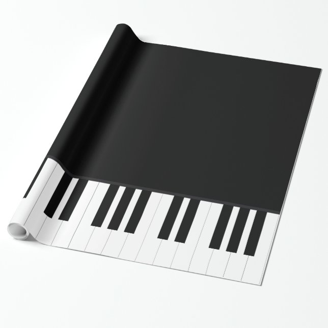 PAPEL DE PRESENTE MÚSICA DO PIANO (Desenrolado)