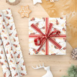 Papel De Presente Musical Christmas Violins Dourado Music Notes<br><div class="desc">Este elegante design de Natal musical apresenta violinos entrelaçados com fitas ouros de fitas de gravação de música. O fundo tem uma textura sutil de mármore. Este presente é perfeito para embrulhar presentes de Natal para amantes de música,  músicos e todos que apreciam papel de embrulho de boa qualidade.</div>