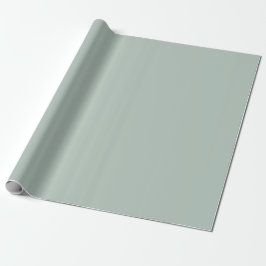 Papel De Presente Muted Eucalyptus Green Color
