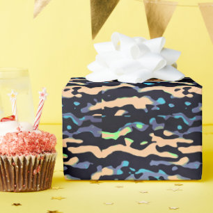 Papel De Presente MVB Cameo Masculine Blue 2 Design